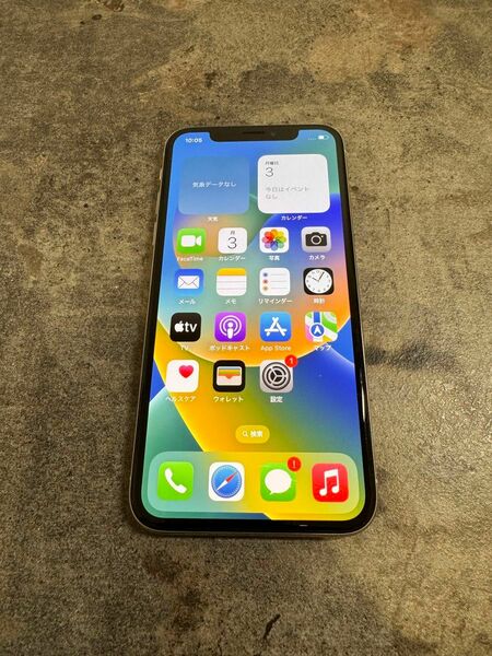 19851 iPhoneX 256GB シルバー　SIMフリー　中古　※本体のみ