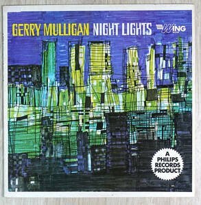 極美! UK Original 初回 PHILIPS Wing WL 1125 NIGHT LIGHTS / Gerry Mulligan