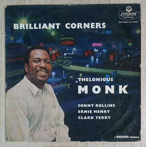 極美! UK Original 初回 London LTZ-U Brilliant Corners / Thelonious Monk Flat Edge 