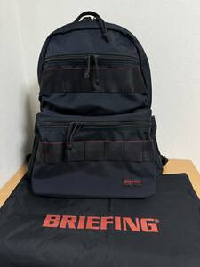  complete sale * ultimate beautiful goods * regular price 68200 jpy *BRIEFING Briefing ATTACK PACK L BRM191P04 attack pack rucksack America made deep sea dark blue 