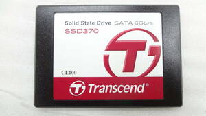 2.5インチSSD Transcend SSD370 32GB TS32GSSD370 SATA 6Gb/s 中古動作品(A182)