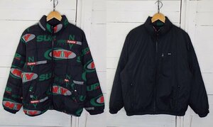 T3372〇Supreme(シュプリーム)NY Reversible Puffy Jacket リバーシブル パファージャケット 中綿ジャケット 総柄 Mサイズ 納品書付