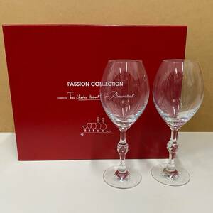 Baccarat バカラ パッション ペア ワイングラス　2客 箱付き クリスタル PASSION COLLECTION /1458