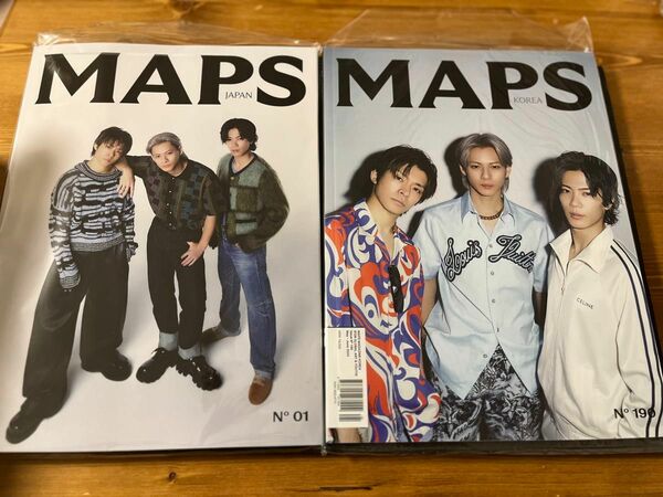 最安値　MAPS JAPAN MAPS KOREA 2冊セット　マップス　ナンバーアイ