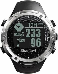 【新品 限定】ショットナビ(Shot Navi) ゴルフナビ GPS 腕時計型 ブラック W1-FW 訳アリ