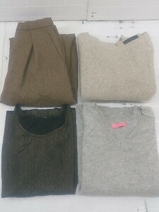 ◇ 《 BEAMS/Broderie & Co nano universe 他 まとめ売り4点 サイズS&F&38 カットソー ワンピース 他 レディース 》 P