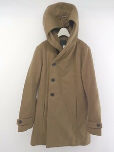 ■ OURET オーレット 16AW 長袖 メルトン ウール コート ベージュ メンズ P