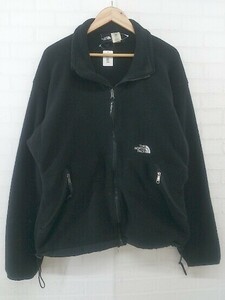 ◇ THE NORTH FACE ザ ノース フェイス スタンドカラー 長袖 フリース ジャケット サイズL ブラック メンズ P