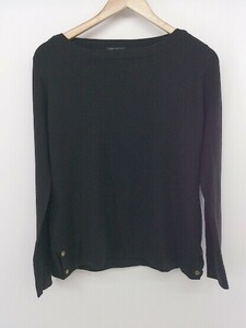 * ANNE KLEIN Anne Klein wool knitted long sleeve sweater size L black lady's P