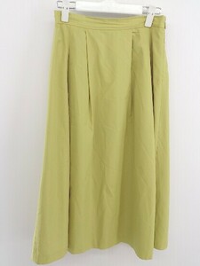* SLOBE IENA slow b Iena knees under height flair skirt size 38 yellow group green group lady's P