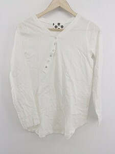 ◇ antiqua アンティカ 長袖 Tシャツ カットソー ホワイト レディース P