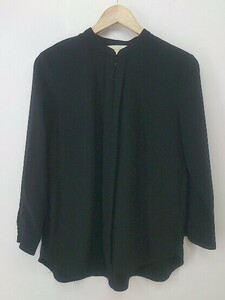 * ALPHA CUBIC Alpha Cubic long sleeve shirt blouse size 9 black lady's P