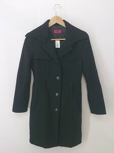 ◇ OZOC オゾック 長袖 コート サイズ38 ブラック レディース P