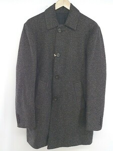 * * HAVANA&CO. двусторонний длинный рукав пальто с отложным воротником размер 48 темно-синий бежевый черный мужской P