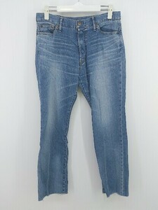 * Big John Big John кнопка fla ikatto off джинсы Denim брюки размер 30 индиго мужской P