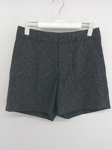 * BALLSEY ball ji. total pattern short pants size 36 navy black lady's P