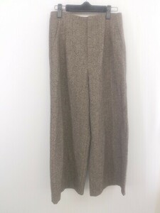 ◇ Sonny Label サニーレーベル URBAN RESEARCH タック ワイド パンツ サイズF ベージュ系 ブラウン系 レディース P