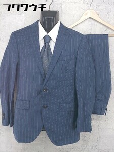 ◇ The suit company ザスーツカンパニー 背抜き シングル 2B スーツ サイズ170cm-8Drop ネイビー メンズ