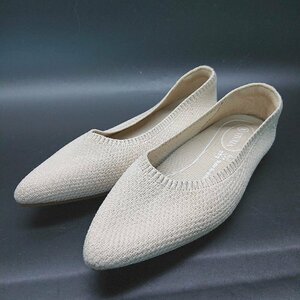 * VIVAIAbi bias po Inte dotu plain .... Flat pumps size 37 beige lady's E