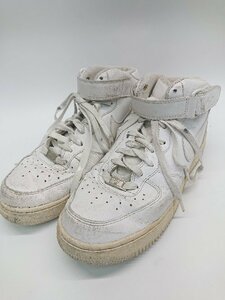 ◇ NIKE ナイキ 315123-111 AIR FORCE 1 MID '07 スニーカー シューズ サイズ26.5cm ホワイト系 メンズ P