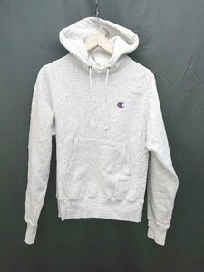 ◇ Champion チャンピオン REVERSE WEAVE 単色タグ プルオーバー 定番 カジュアル 長袖 パーカー サイズ M グレー メンズ P