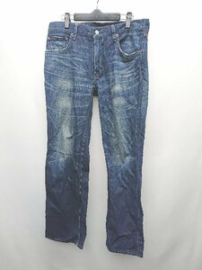 ◇ Levi's リーバイス ストレート カジュアル 定番 デニム ジーンズ パンツ サイズ33 ブルー系 メンズ P