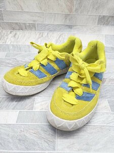 ◇ adidas アディダス ローカット130300054 スニーカー シューズ サイズ26.5cm イエロー系 ブルー メンズ P