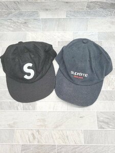 ◇ 《 Supreme シュプリーム まとめ売り点2セット キャップ 帽子 メンズ 》 P