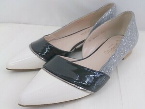 * modellopo Inte dotu Flat туфли-лодочки обувь размер 24 черный серый белый женский P