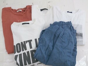 ◇ 《 SHIPS/FREAK'S STORE 他 まとめ売り5点セット サイズS&One&F&S相当 Tシャツ カットソー パンツ メンズ 》 P