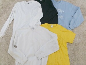 ■ 《 GILDAN まとめ売り5点セット サイズMのみ トレーナー Tシャツ カットソー メンズ 》