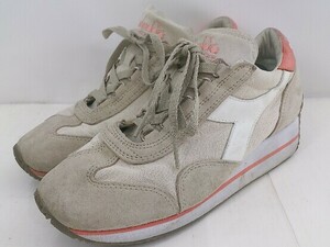 ◇ DIADORA ディアドラ スニーカー シューズ サイズ23ｃｍ ベージュ レディース P