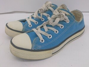 ◇ CONVERSE コンバース ALL STAR 品番記載なし ローカット スニーカー シューズ サイズ23.0cm ライトブルー レディース E