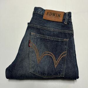 EDWIN エドウィン EX403 レギュラーストレートジーンズ デニムパンツ W31 日本製