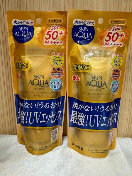 新品 SKINAQUA スキンアクア スーパーモイスチャーエッセンス ゴールド