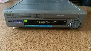 SONY ソニーWV-H5 Hi8 8ミリVHSビデオデッキWビデオカセットデッキプレーヤ- 動作未確認　通電OK