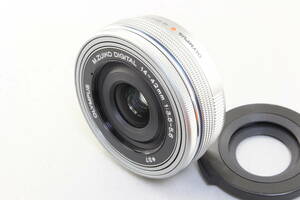 A (美品) OLYMPUS オリンパス M.ZUIKO DIGITAL 14-42mm F3.5-5.6 EZ シルバー 初期不良返品無料 領収書発行可能