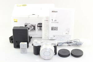 AB+ (良品) Nikon ニコン J5 シルバー 10-30mm PD VR レンズキット 初期不良返品無料 領収書発行可能