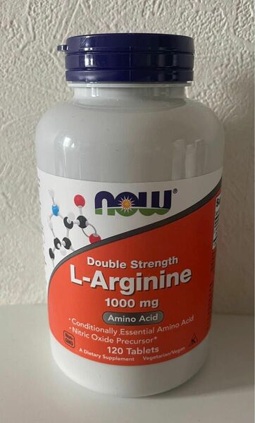 ナウフーズ L-Arginine 120 Tabs 1000 mg