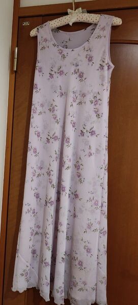 【9日セール開始しました】 ノースリーブ ワンピース ロング