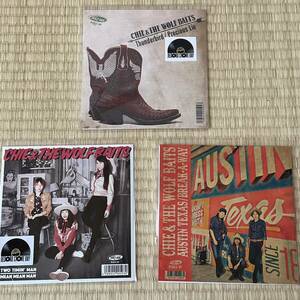 CHIE & THE WOLF BAITS[Two Timin' Man][Thunderbird][AUSTIN TEXAS]7inch3枚セット LEARNERS ラーナーズ