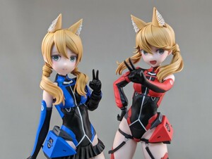 アリスギアアイギス 琴村朱音 琴村天音 muscuto ガレージキット塗装済み完成品 正規品