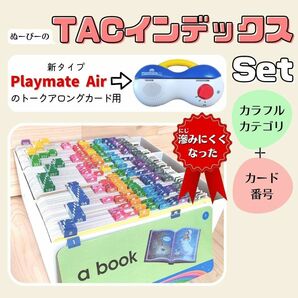 インデックスセット TAC DWE ディズニー英語システム　ワールドファミリー　トークアロングカード　プレイメイトエアー