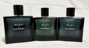 香水おまとめ　シャネル CHANEL 香水 ブルードゥシャネル　オードゥトワレ　おまとめ3点