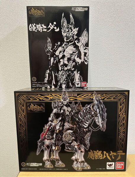 最終値下げ 未開封 魔戒可動 牙狼 魔戒可動 白夜騎士ダン 魔導馬 ハヤテ 魂ウェブ限定商品 バンダイ フィギュア