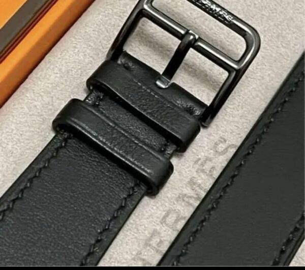 Apple watch HERMES ドゥブルトゥール、ノワール、38-41用