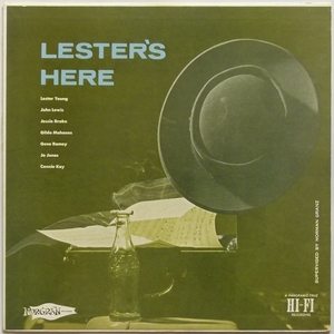 【オリジナル】LESTER'S HERE / Lester Young★深溝★