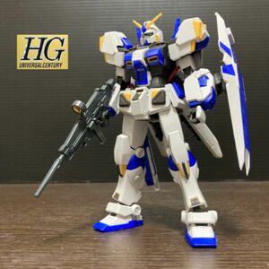 lhガンプラ完成品ジャンク 機動戦士ガンダム外伝 宇宙、閃光の果てに... HG 1/144 ガンダム4号機 バンダイ プラモデル