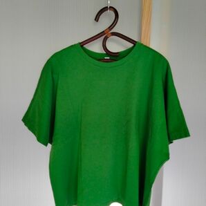ユニクロ ドルマンスリーブ Tシャツ XL グリーン