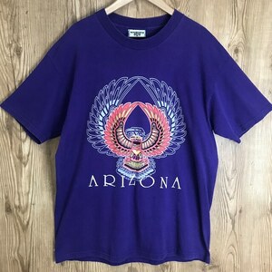 USA製 90s VINTAGE Lee ネイティブ柄 ARIZONA Tシャツ メンズ Lサイズ 90年代 リー ヴィンテージ 古着 e24052718